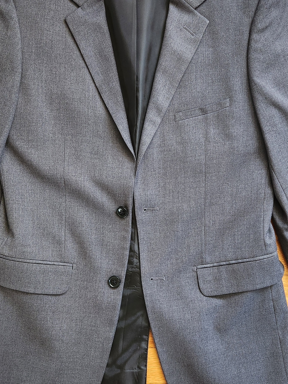 Merona Gray Men's Two-Button Sport Coat